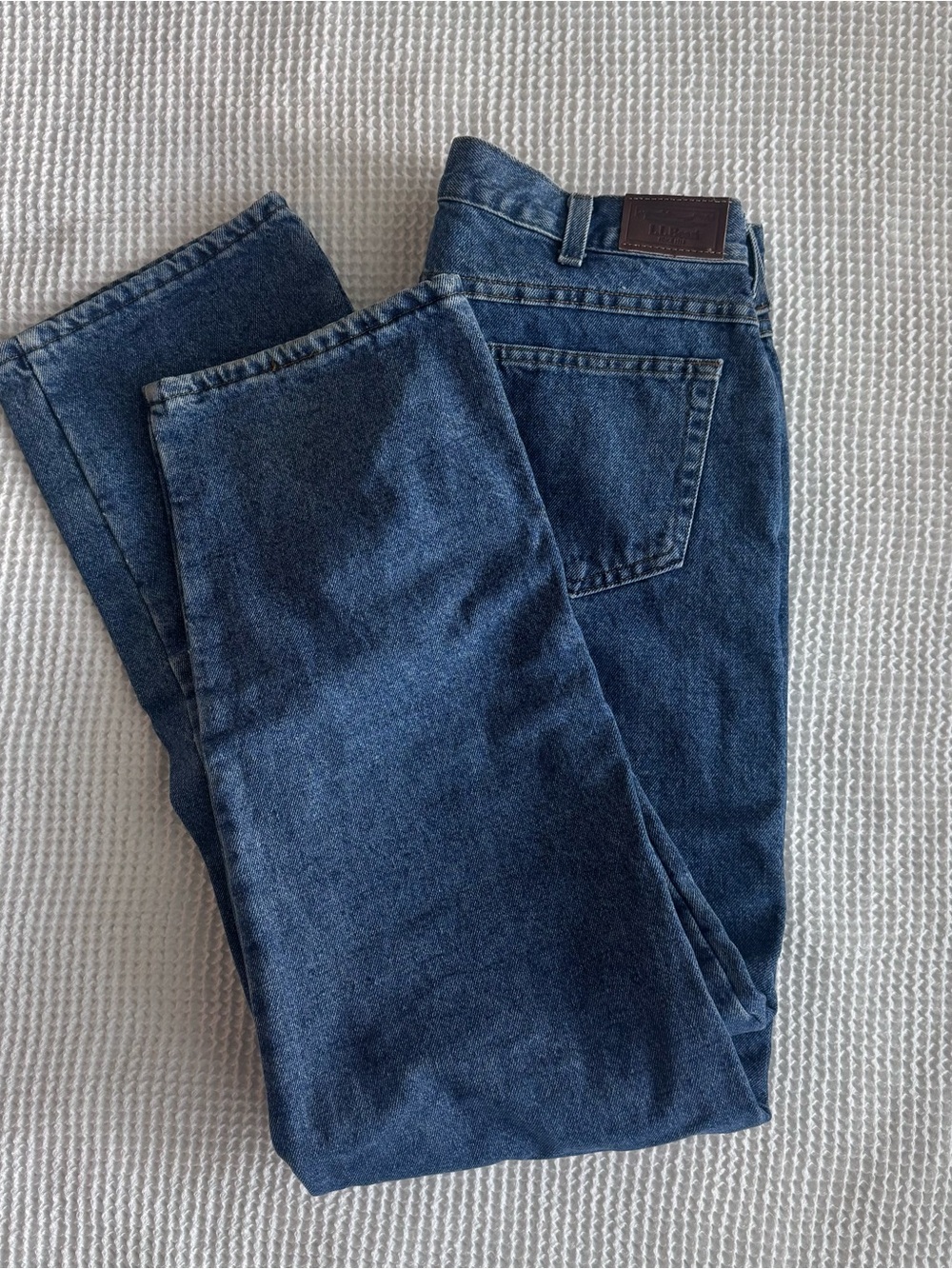 VINTAGE L.L Bean Double L Flannel Lined Jeans